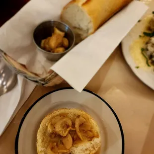 Bread with roasted garlic