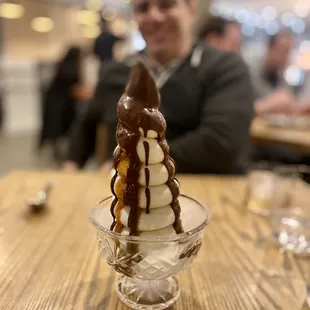 Soft serve. You must order this!