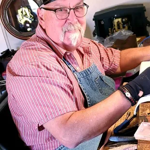 Bob, our talented and extraordinary Chief Machinist.