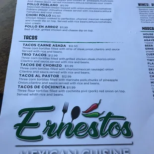 Chips + salsa at the table and added guacamole