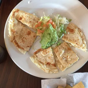 Cheese quesadillas