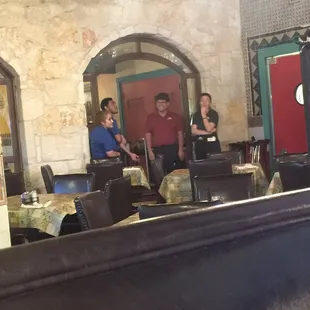 Maybe if they weren't so busy socializing then they could have taken care of there customers.