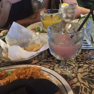 Mangorita and sangria swirl rita.