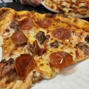 pizza, food