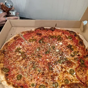 Large cheese pizza