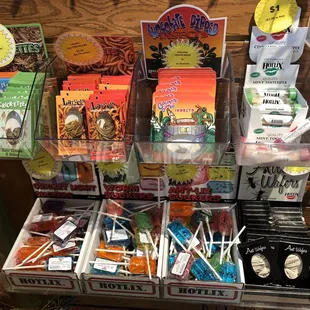 If you are an adventurous eater, stop by to grab some insect filled candy!