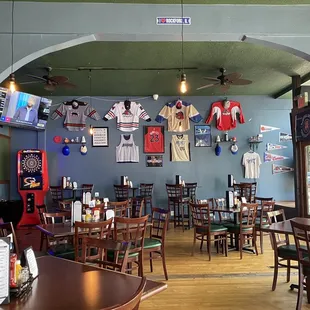 the interior of the restaurant