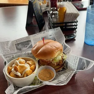 Crabcake sandwich
