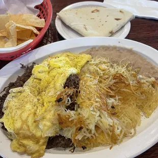 Barbacoa with the eggs