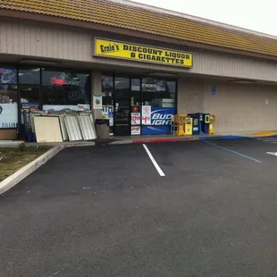 the outside of the store