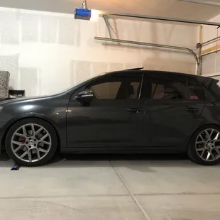 Ernie installed my springs and exhaust!