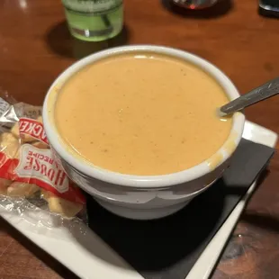 Lobster Bisque Soup (4/5) $4