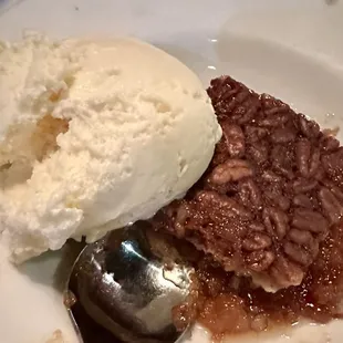 Pecan Cobbler. Not the best photo but it is delicious!