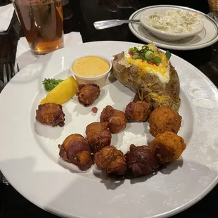 Bacon wrapped scallops