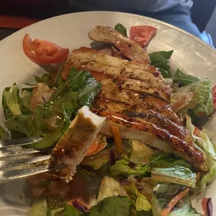 Hubby loved the raspberry vinegarette