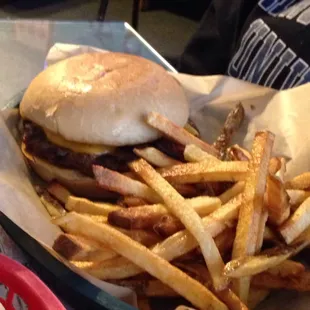 Cheeseburger &amp; fries