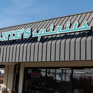 the front of a store