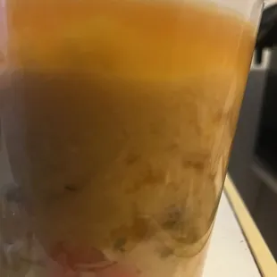 Oily &amp; watery fish soup. , it'll make you sick