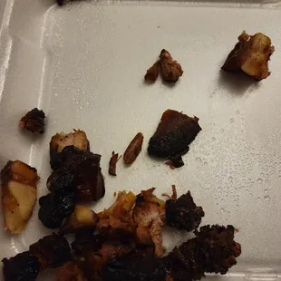 Burnt rib tips