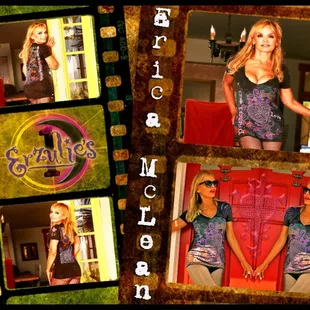 Vodou Couture Tee Shirts ~ Limited Edition 2012 ~ modeled by famed cover girl and sex symbol Erica McLean!