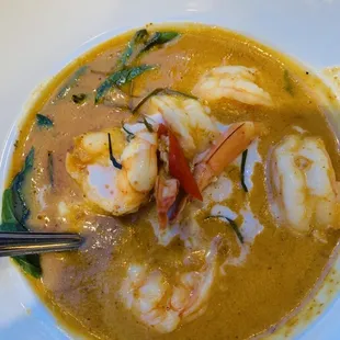 Esaan Panang Curry with Shrimp