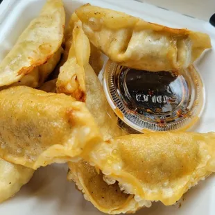 Potstickers, deep fried