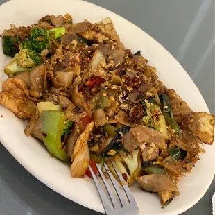 Pad kee mao w/ chicken