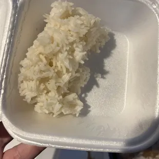 Rice with curry order- running low on rice?