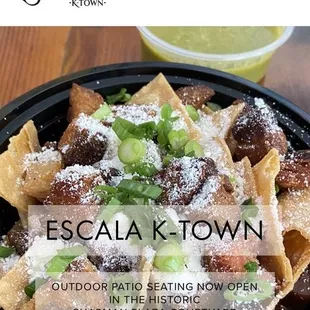 Beef empanadas, braised oxtail, loaded yucca fries, Banjeda All Excellent!!!