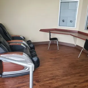 Well..sometimes it&apos;s not ready it more massage chairs lol.