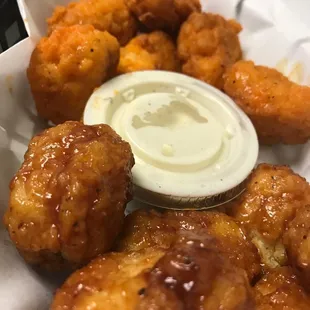Sweet BBQ &amp; Buffalo Boneless Wings