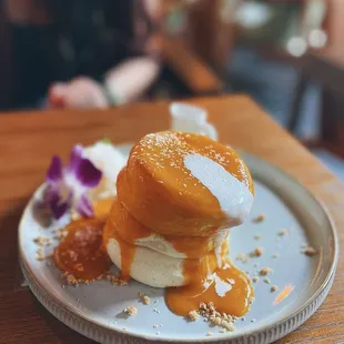 Mango soufflé