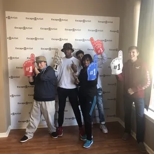 My Team (Team #1) getting ready for our Area 51 adventure.