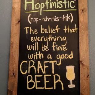 Hoptimistic from escape brewing Co, Trinity, Tampa Bay