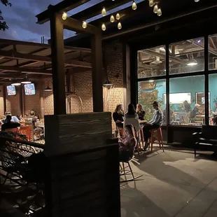 Exterior patio dining/seating area