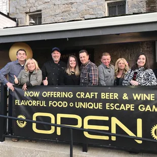 We have two escape rooms open and are working to complete three more rooms this year! We are family friendly &amp; open to all ages.