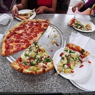 Pepperoni and Vegetarian