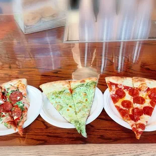 Special of the Day - Bullitt Pizza; Pesto Pizza; Pepperoni Pizza