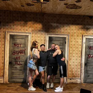 Cute Photo Op after the maze with my friends