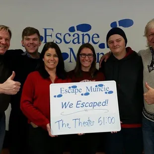 We made it through the Theatre room in 51 minutes! It was SO much FUN!