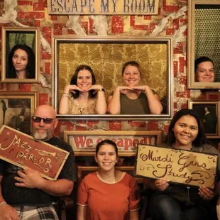 Both our groups escaped and the ladies beat the guys by 3 minutes. I want a rematch !!!