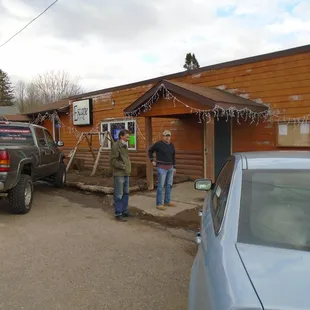 Front of the building, view looking southeast.