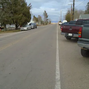 Looking east from the front - a sparsely populated area - cool!