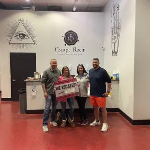 Escape room with friends