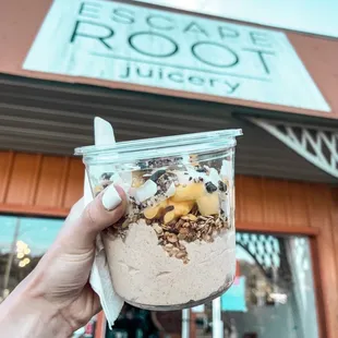 Playa Blanca bowl sub strawberries for mango