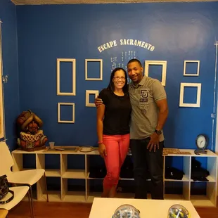 Just the two of us right before we went in.