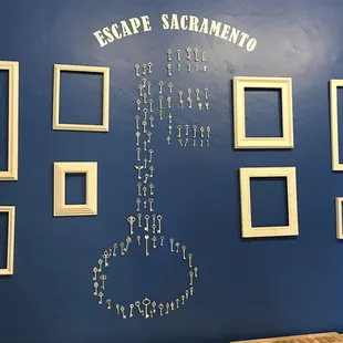 Picture wall in the front entrance