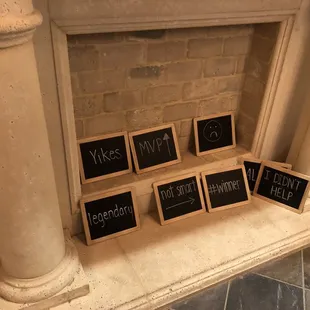 Mini chalkboards expressions for photo fun!
