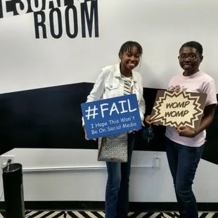 We tried to be bank robbers