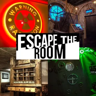 Escape The Room Features 5 Unique Escape Rooms: Three Mile Island, The Clock Tower, Western Bank Heist, The Submarine and The Theater.